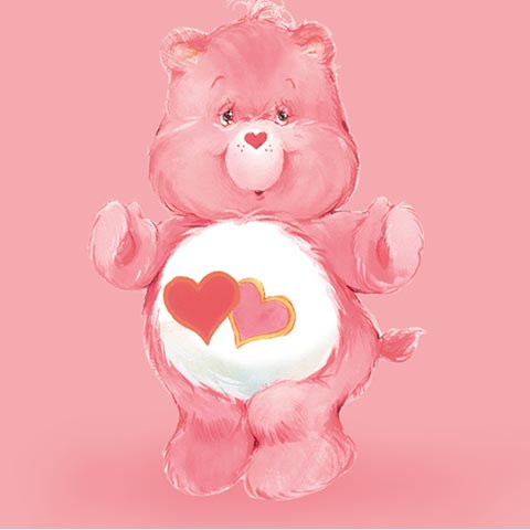 loves a lot care bear