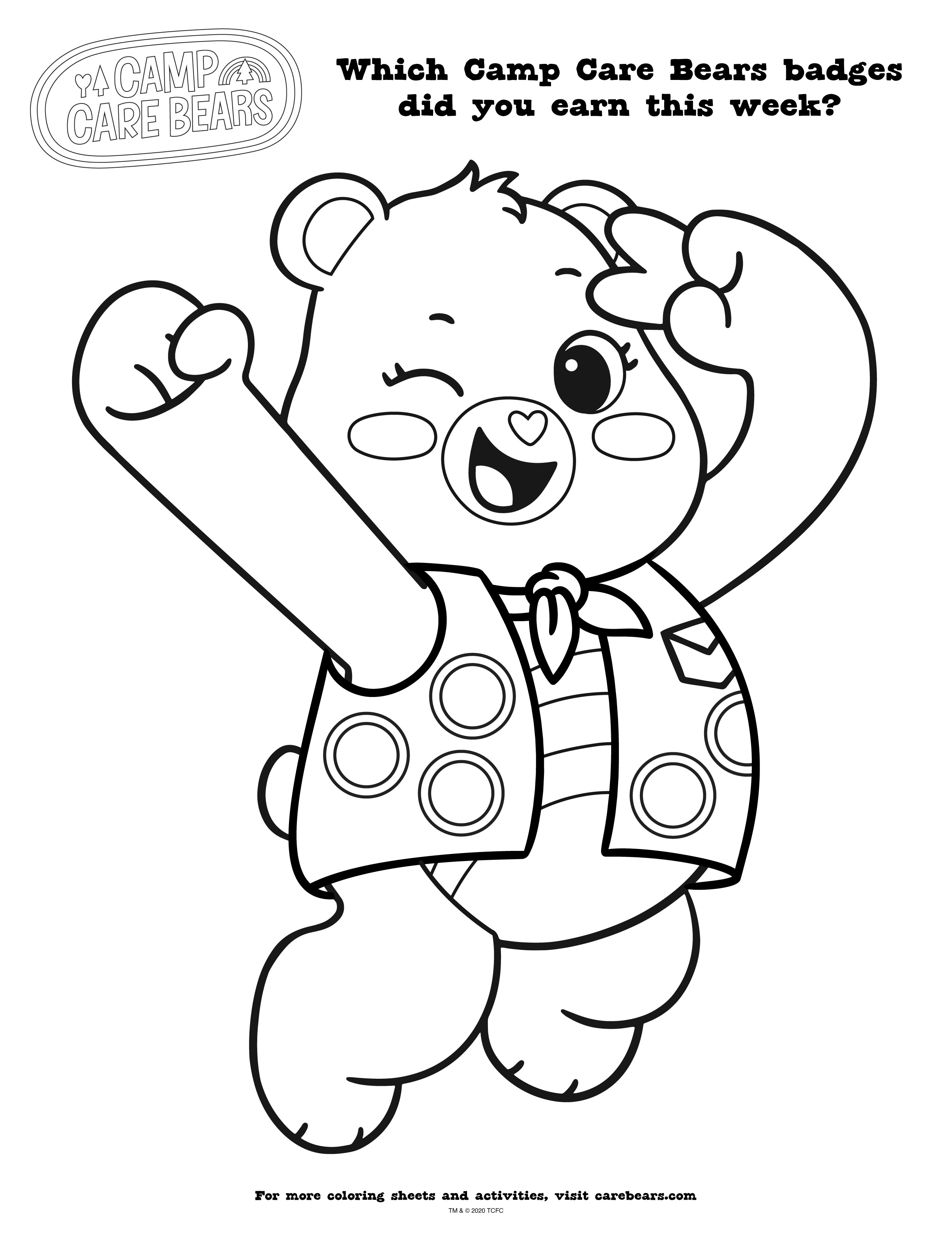 best care bear coloring pages