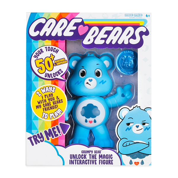 Grumpy Cheer Love-a-Lot Share Bears Care Bears Artesian Ornament Set of 4 