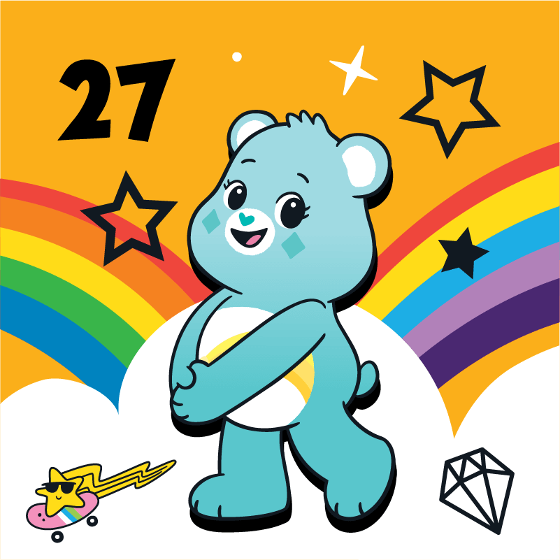 Souhaitez une étoile ! Regardez cette feuille de coloriage stellaire mettant en vedette notre étoile brillante préférée, Wish Bear !