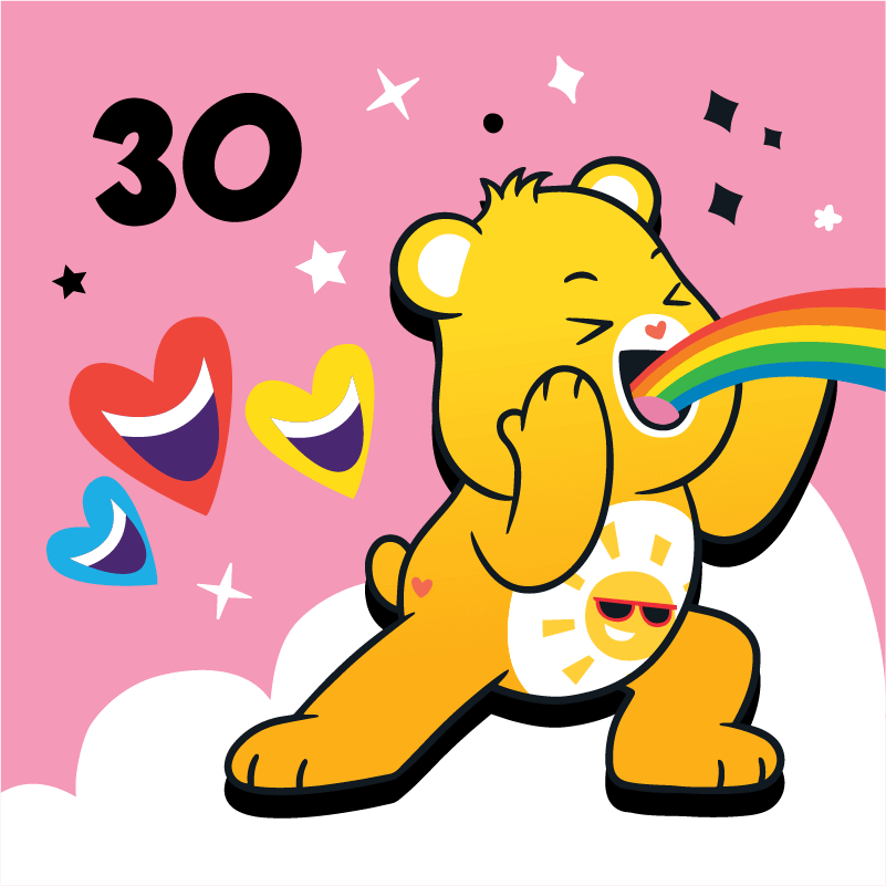 Happy National Pink Day! Pink is a powerful color! It represents friendship, love for others, and love for oneself. Celebrate the power of pink with Love-A-Lot and the rest of the Care Bears!
